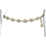 Bernd Götz Kettengürtel BERND GÖTZ "Kettengürtel als funkelndes Hüftcollier für feminine Auftritte", Damen, Gr. S1, gold, Metall, Gürtel