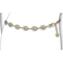 Bernd Götz Kettengürtel BERND GÖTZ "Kettengürtel als funkelndes Hüftcollier für feminine Auftritte", Damen, Gr. S1, gold, Metall, Gürtel