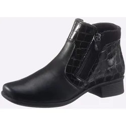Stiefelette CLASSIC, Damen, Gr. 38, schwarz, Glattleder, Lackleder, feminin, Schuhe