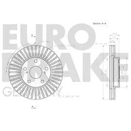 Eurobrake Bremsscheibe 58152045120]