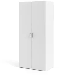 Spell Kleiderschrank 2 Türen weiß.