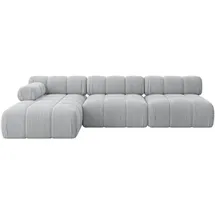 altdecor Ecksofa modulares Sofa Razon-L2 - 285x160x70 cm Grau Cord