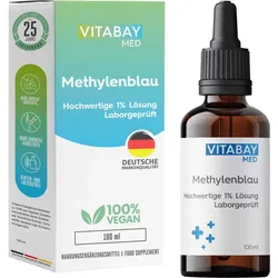 METHYLENBLAU hochwertige 1% Lösung vegan 100 ml