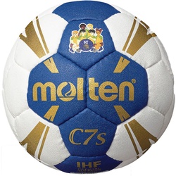 molten H0C1300-BW-HS Indoor/Outdoor Handball Gr. 0 blau/weiß/gold