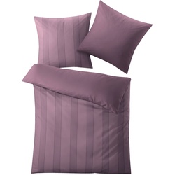 Kleine Wolke Bettwäsche Lina 135 x 200 cm Satin Violett Aubergine