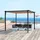 Outsunny Pergola verstellbar bunt 300L x 400B x 223H cm - braun, grau