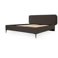 Fun Möbel Polsterbett Doppelbett MIAMI 180x200cm Komplettset in Stoff