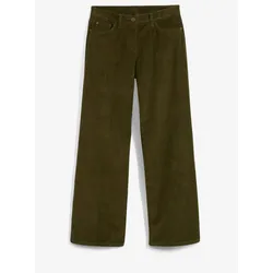 bonprix Cordhose im Marlene-Stil, grün, 48, Cord