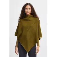 B.YOUNG Strickpullover PONCHO 2 20815442 schöner Poncho in Grün