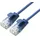 Roline UTP DataCenter Patchkabel Kat.6A (Class EA), LSOH, slim, blau, 0,3 m
