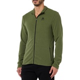 Odlo Herren Hoodyjacke mit Reißverschluss ROY, matte green - deep depths, S