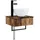 vidaXL Wandmontiertes Waschbecken Altholz 40 x 35 x 39 cm