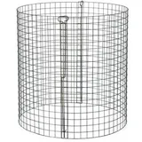 Dehner Kompostersilo, verzinkt, ca. Ø95/H95 cm, Silber