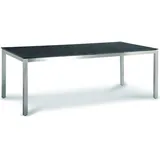 BEST Freizeitmöbel BEST Gartentisch Marbella schwarz rechteckig 210,0 x 100,0 x 76,0 cm