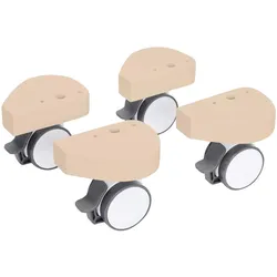 babybay® Rollensatz Spezial mit Stoßschutz passend für alle Modelle, beige