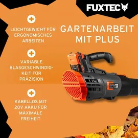 FUXTEC FX-E1LB20 inkl. 2 x 2,0 Ah + Ladegerät
