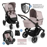 ABC-Design ABC Design Kinderwagen, Kinderwagen 3 in 1 3in1 Kinderwagen-Set Salsa 4 Air - inkl. Babywanne,