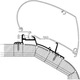 Thule Adapter LMC Explorer Cruiser 5,5m