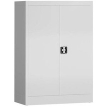 Classix Stahlschrank X-530327 signalweiß 92,0 x 42,0 x 120,0 cm, aufgebaut