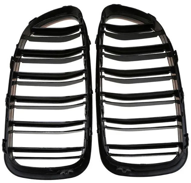 Nierengitter für BMW F10/F11, schwarz hochglänzend lackiert, M5‐Typ, ab 2010