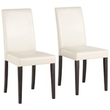 Home Affaire Esszimmerstuhl »Lucca«, (Set), 2 St., Kunstleder-Polyester, beige