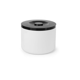 HENDI Eiseimer, Doppelwandig, Eisbehälter, Eiskühler, 10L, ø292x(H) 220mm, Polystyren,Weiß, Schwarz