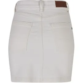 URBAN CLASSICS Organic Stretch Kurzer Rock Mit Hoher Taille Off White Raw 32