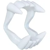 TK Gruppe Timo Klingler 10x Vampirgebiss - kinderfreundlich - passend für Kinder - stabil & unbedenklich - Vampirzähne Gebiss Dracula Vampir zum Aufstecken - Halloween & Fasching