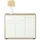 CARO-Möbel Sideboard Estelle 88 x 70 x 30 cm Sonoma Eiche / Weiß