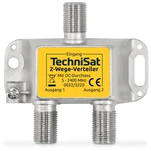 TechniSat 2-Wege Verteiler 2xDC-Durchl.ohne Dioden