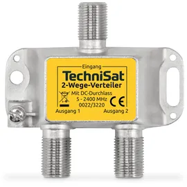 TechniSat 2-Wege Verteiler 2xDC-Durchl.ohne Dioden