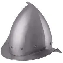 Battle-Merchant Spitzer Morion Helm mit Lederinlet
