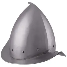 Battle-Merchant Spitzer Morion Helm mit Lederinlet