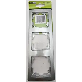 ChiliTec Rahmen 3-fach DELPHI Silber