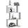 VCM Raumteiler Stand Regal 0 x 0 x 0 cm Weiß