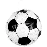 Boland Pinata Fußball Piñata, Gib Deiner Party einen Kick: Partydeko für Sportbegeisterte! weiß