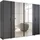 Rauch Drehtürenschrank KRONACH 268 x 210 x 59 cm Grau
