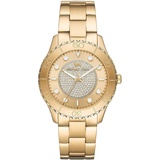 Michael Kors RUNWAY MK6911 Edelstahl Golden Swarovski