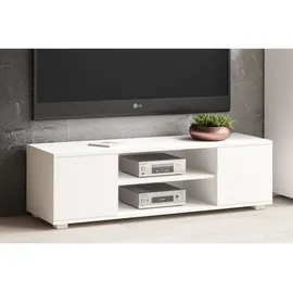 raumhirsch furniture Lowboard 40x40x155 cm Weiß Holzwerkstoff