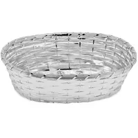 Edzard Brotkorb Basket, oval, geflochten, edel versilbert, anlaufgeschützt, 18