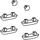 Duravit ME by Starck Puffersatz für WC-Sitz Compact, 1004100000,