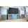 Vladon Wohnwand, Anthrazit, Holzwerkstoff, 286x122.5x35 cm, Wohnzimmer, Wohnwände, Wohnwand-Sets