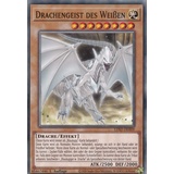 TCG LDS2-DE009 - Drachengeist des Weißen Common DE im Set mit Ultrapro Toploader Yugioh