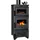 ECOfoxx Modell S103 Stahl Schwarz/Abdeckplatte Gusseisen