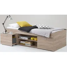 FMD Funktionsbett FMD, braun (struktureichefarben hell), Liegefläche B/L: 90cm x 200cm, kein Härtegrad, Daybetten