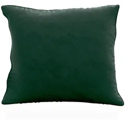 Intirilife 2x Kissenbezug Kissenbezüge aus Samt 40x40 cm in Grün - Bezüge für Sofakissen Zierkissen Couchkissen Dekokissen