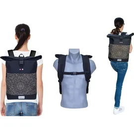 Elephant Gin Rucksack Damen Freizeitrucksack 13038 Schwarz