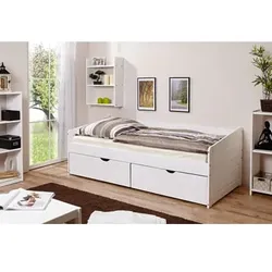 TiCAA Sofabett Micki mit 2er Schubkästen, 90x200 cm