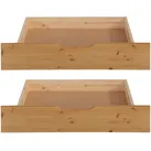 Schublade OTTO HOME "FINJA ", braun (antikfarben gebeizt), Schubladen, Schublade, zertifiziertes Massivholz, 2-teiliges Set