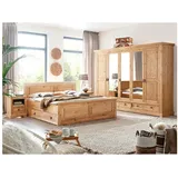 expendio Schlafzimmer-Set Kimberly 18K, (Spar-Set, 9-tlg), Kiefer / Eiche gebeizt geölt beige